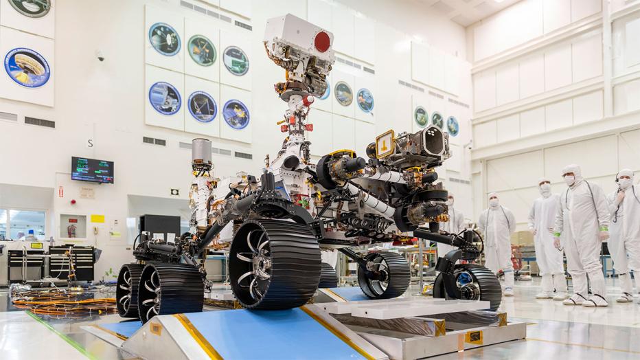 Mars Perseverance Rover in NASA Johnson Space Center