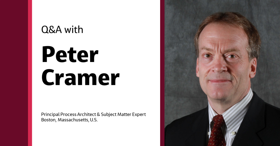 Peter Cramer headshot in Q&A banner graphic