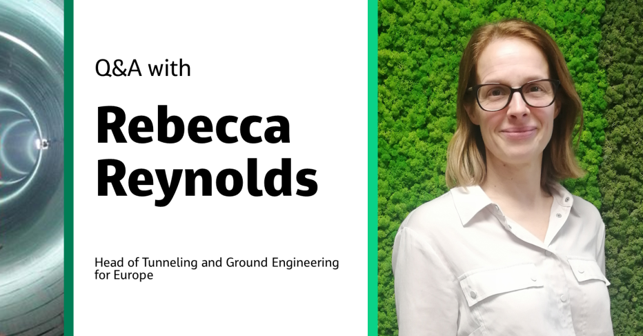 Q&A with Rebecca Reynolds Jacobs Head of Tunneling and Ground Engineering for Europe